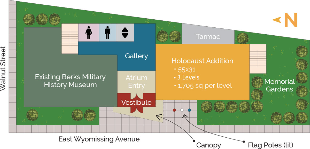 Site Plan | Berks Holocaust Museum and Education Center Site Plan | Berks Holocaust Museum and Education Center